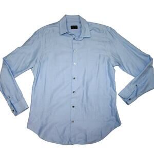 Giorgio Armani Made in Italy Mens Blue Shirt 17 - 43